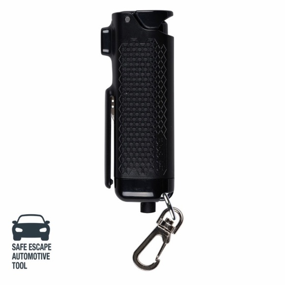 💜 Sabre Safe Escape 3-IN-1 Pepper Gel w/ Seat Belt Cutter & Window Breaker NWT - Picture 4 of 10